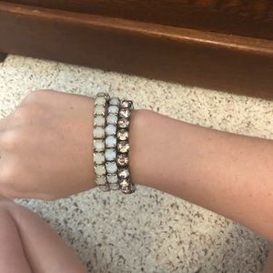 Layering bracelets